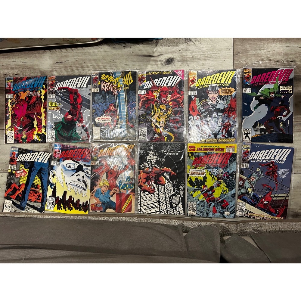 Daredevil Marvel Comic Lot 11 Issues 284 299 301 302 305 306 309 317 319 321